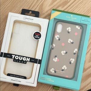 Kate spade Floral & clear iPhone XS Max Cases